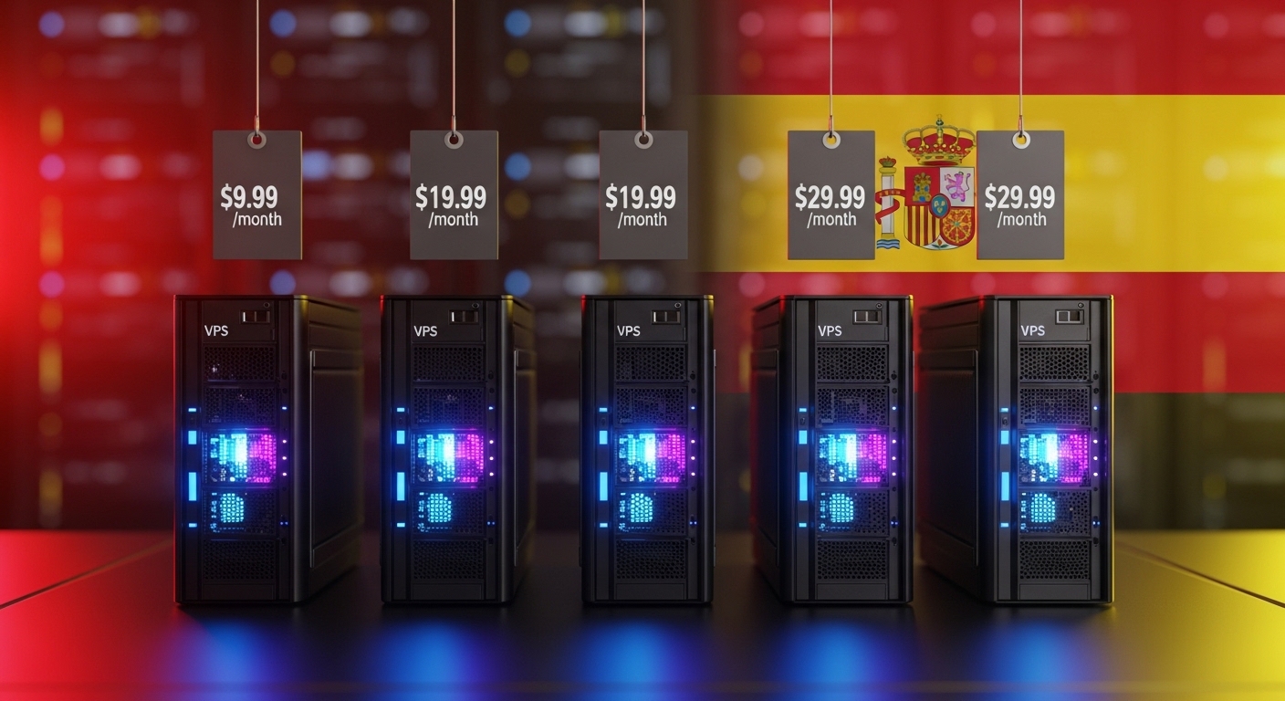 Los 5 Mejores VPS Baratos en España 2026
