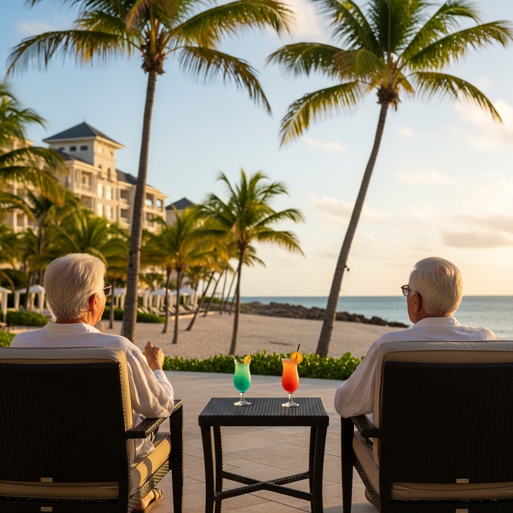 Campo de golf privado en resort de Punta Cana con vista al mar