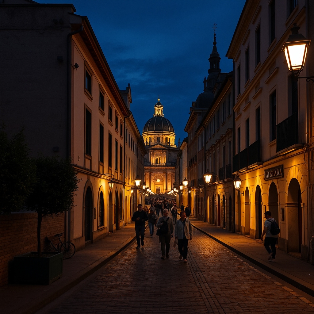 Ruta nocturna por el casco histórico de Santiago de Compostela: faroles y leyendas - enGalicia