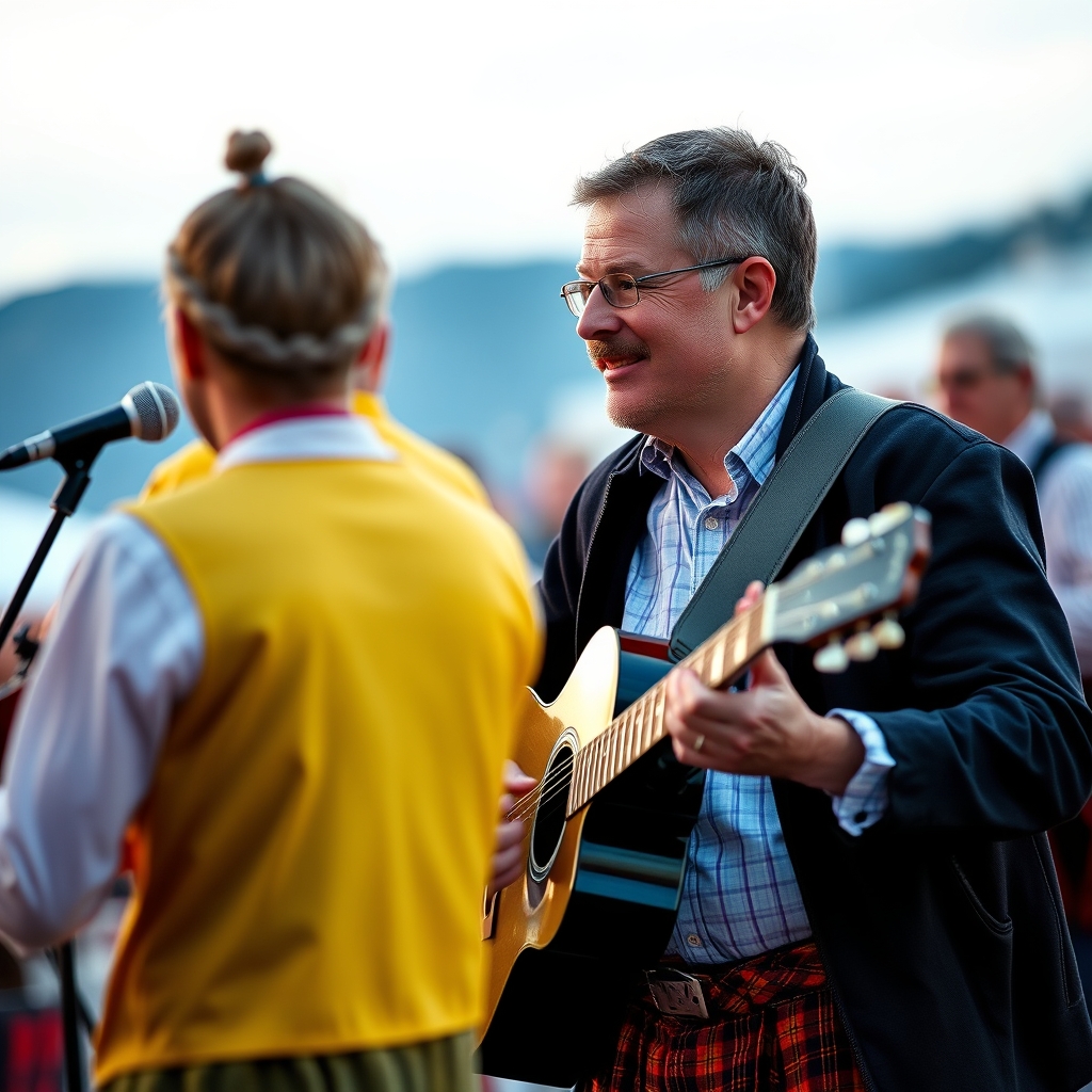 Festival de Música Folk de Getaria... wait, Getaria is Basque. Let me correct: Festival Folk de Pont - enGalicia