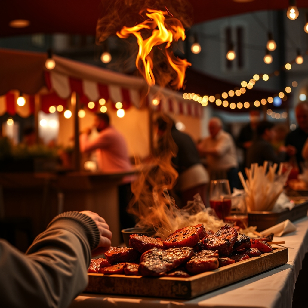 Festa do Carneiro ao Espeto de Moraña: tradición gastronómica y ambiente de romería - enGalicia