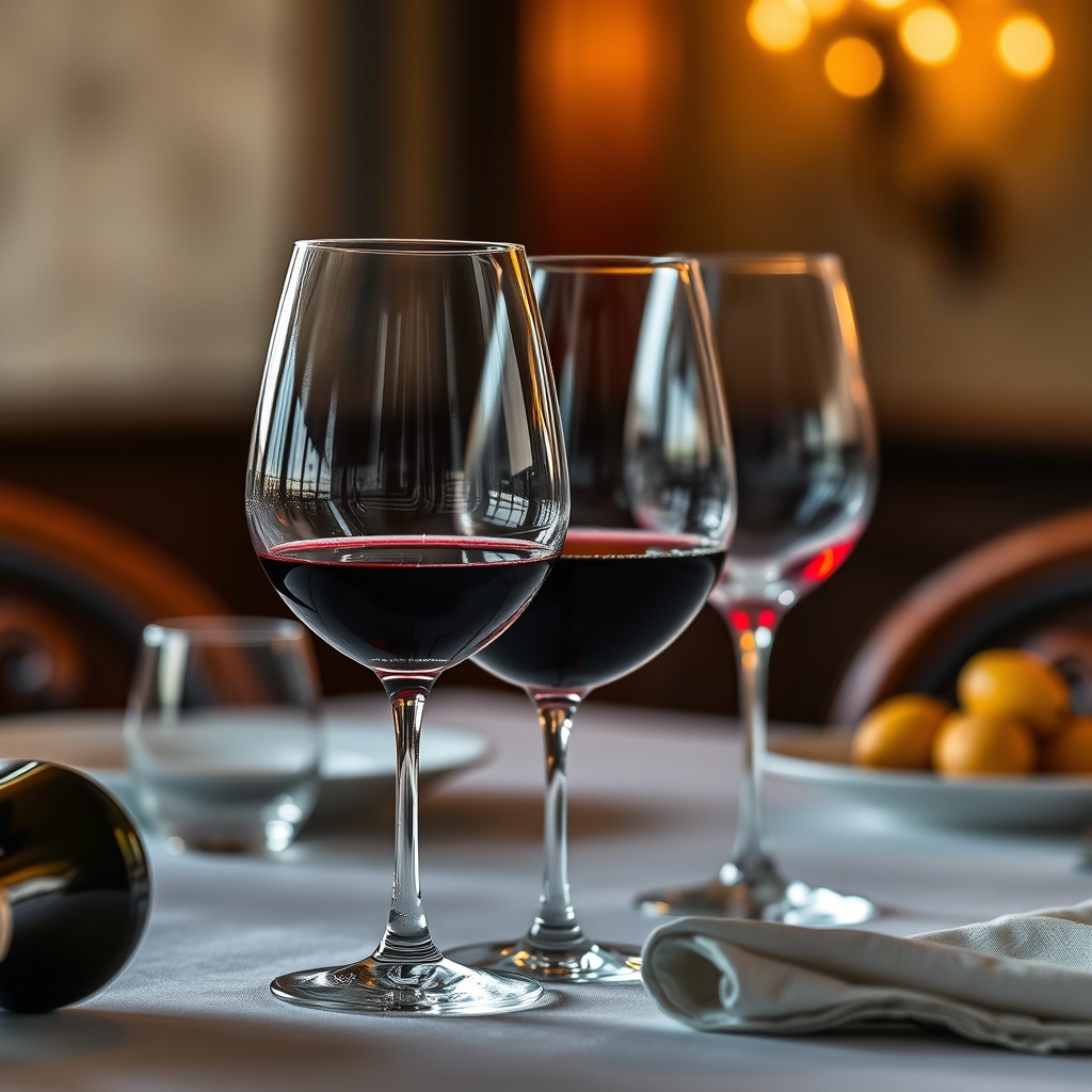 El rey de la mesa: la copa para vinos tintos