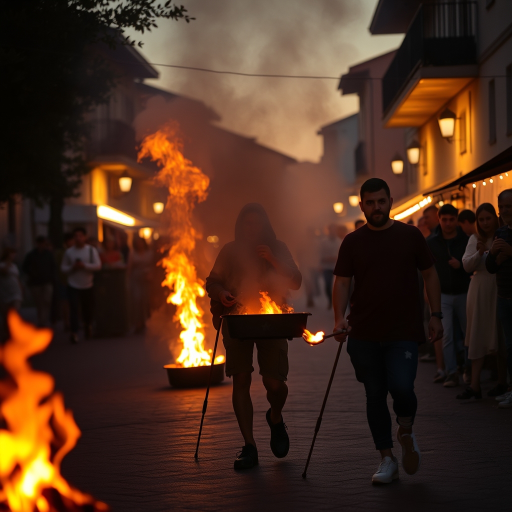 Fiesta de la Queimada en Sarria: fuego, aguardiente y brujo en el Camino - enGalicia