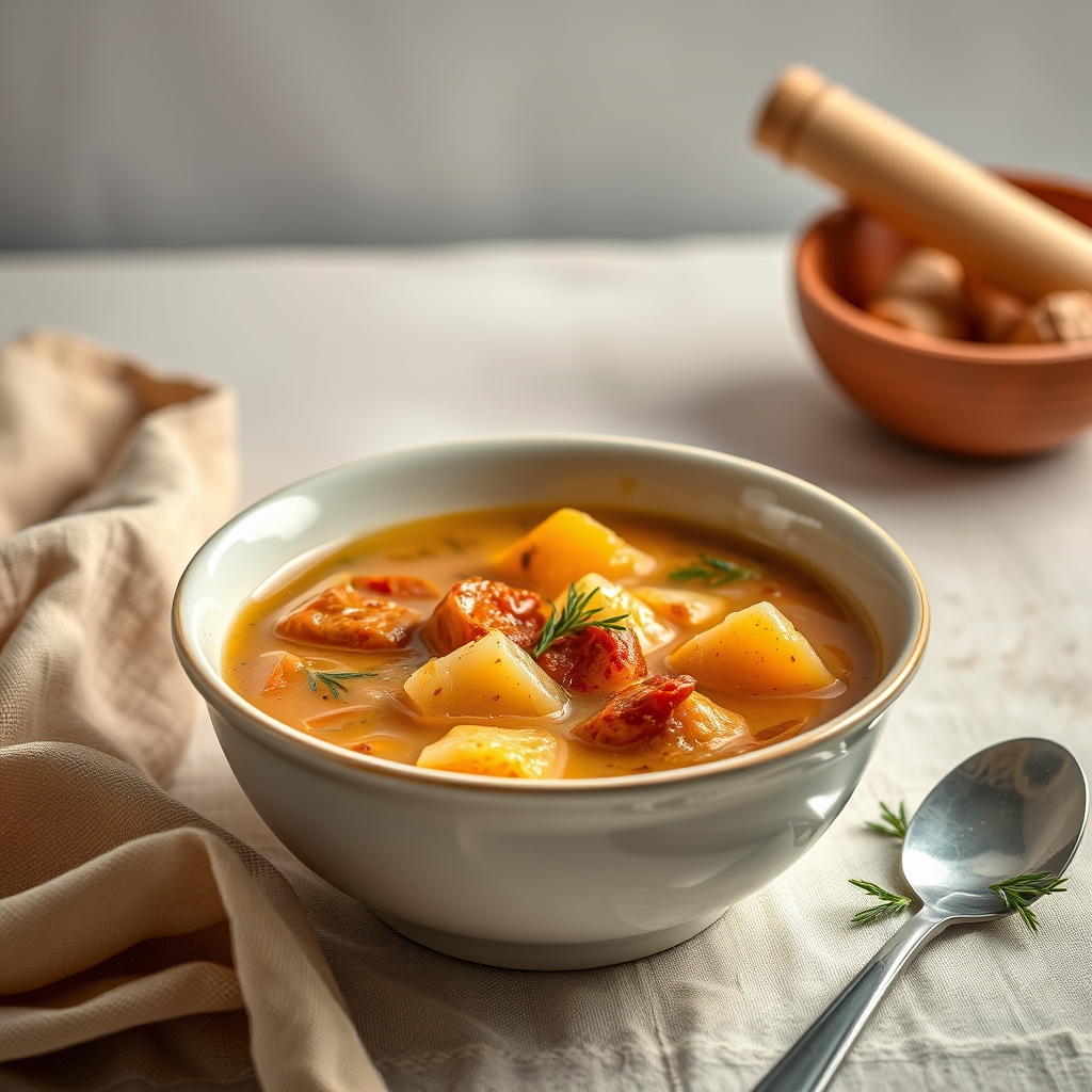 Caldo gallego de cachelos y grelos: la receta tradicional de las abuelas - enGalicia