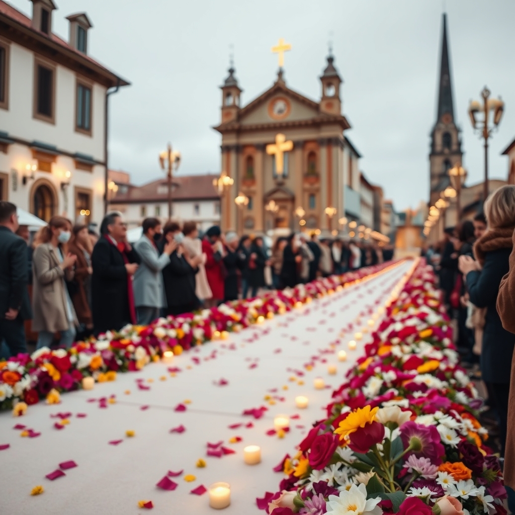Festa do Corpus Christi de Ponteareas: alfombras florales y devoción en Galicia - enGalicia