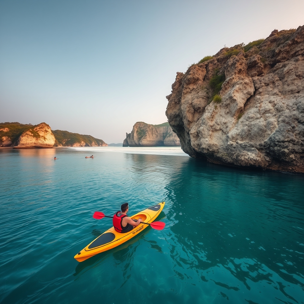 Kayak en Isla Ixtapa y playa Las Gatas - Turismo en México