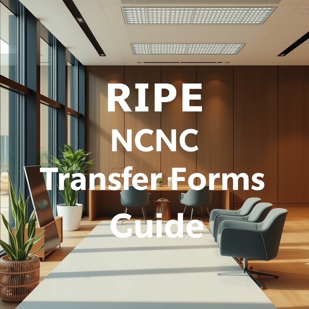 RIPE NCC Transfer Forms: Guide - IP4 Market