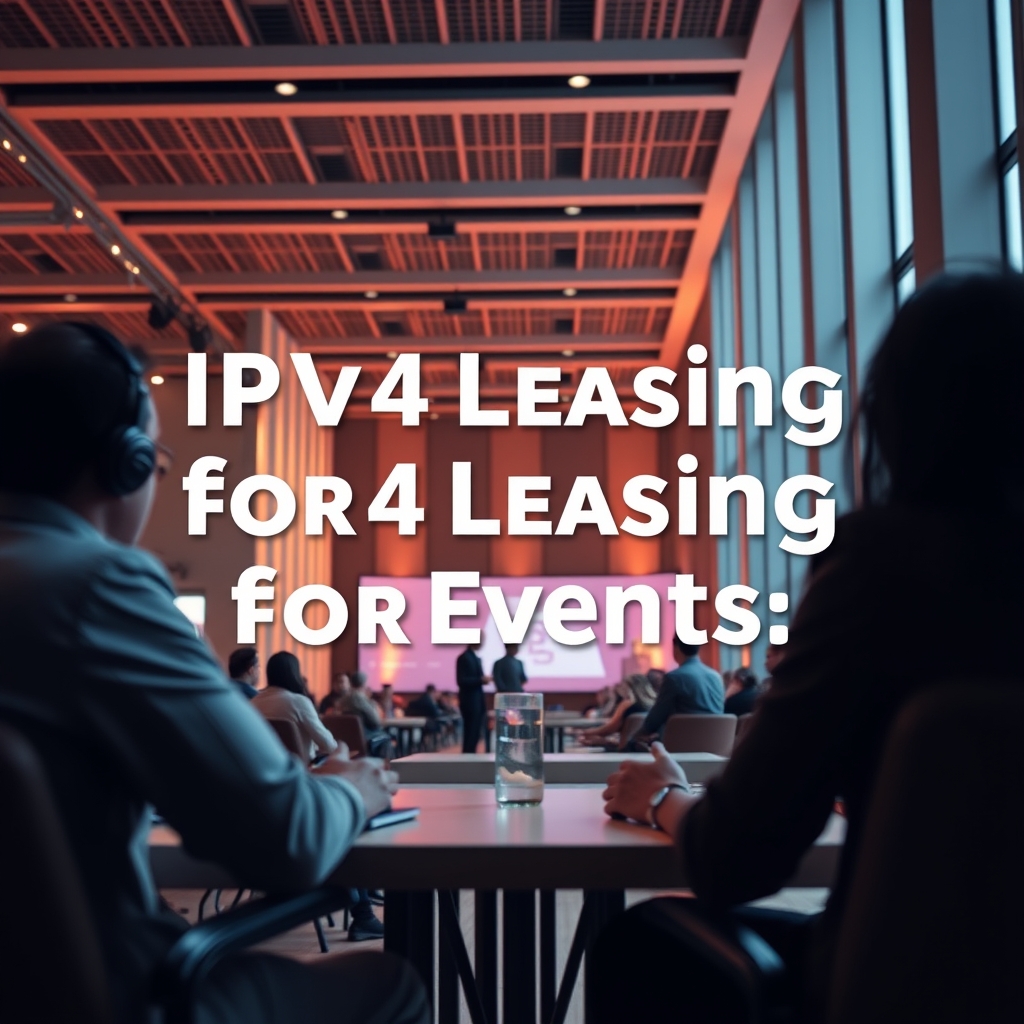IPv4 Leasing for Events: A Case Study - IP4 Market